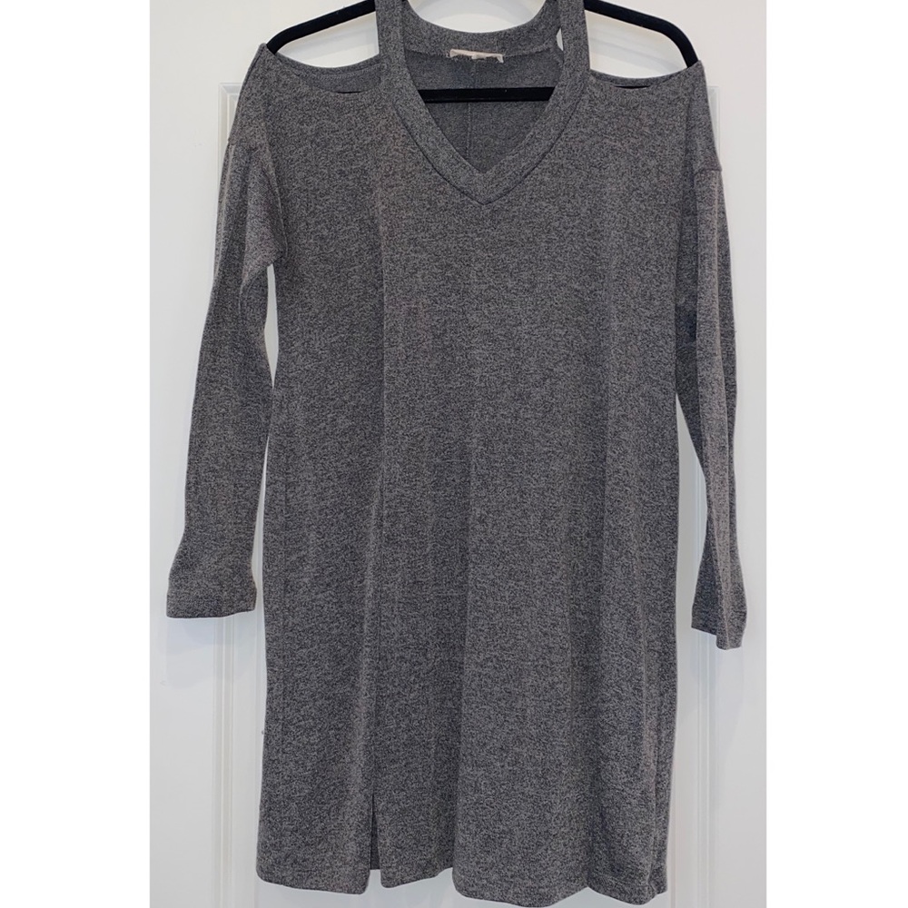 Everly Grey Sweater Dress- Size M